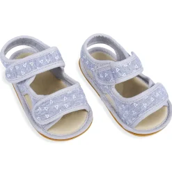 Triangle Comfortable Anti-skid Floater Sandals - Grey
