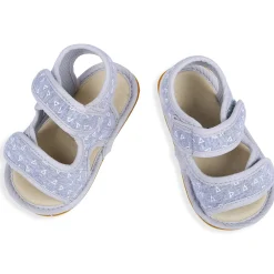 Triangle Comfortable Anti-skid Floater Sandals - Grey