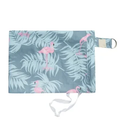 Tropical Cotton Breastfeeding Infant Nursing Cover Grey