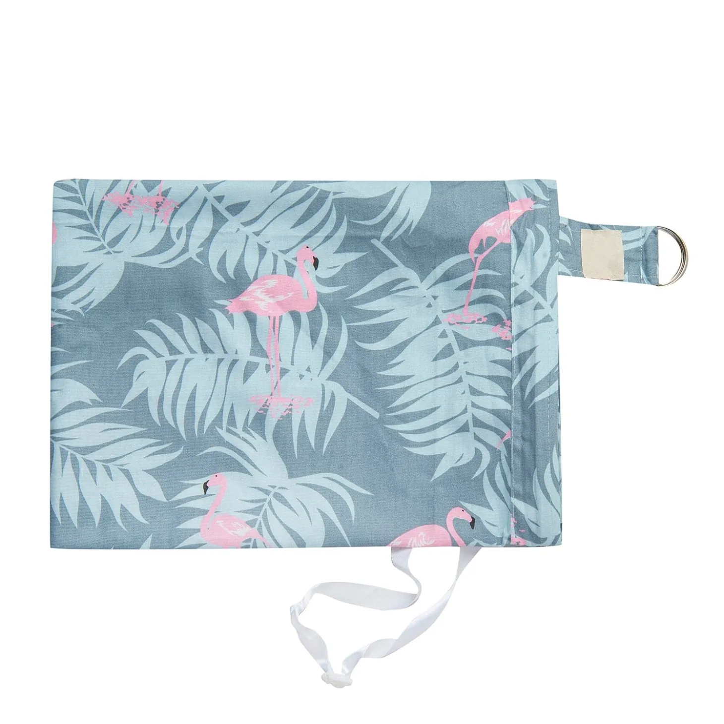 Tropical Cotton Breastfeeding Infant Nursing Cover Grey