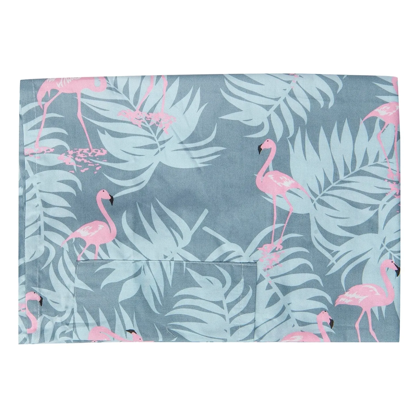 Tropical Cotton Breastfeeding Infant Nursing Cover Grey