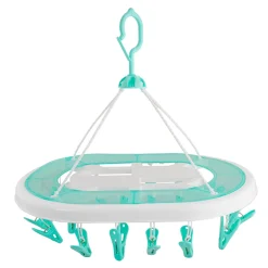 Turquoise Premium Oval Clip Hanger