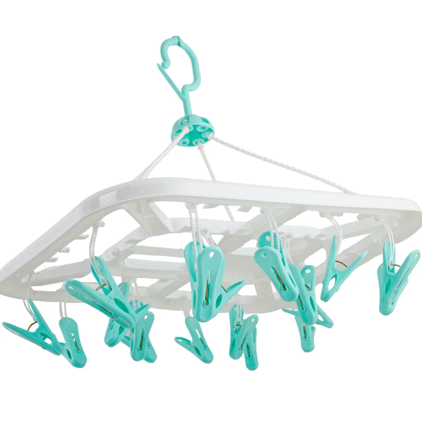 Turquoise Premium Square Clip Hanger