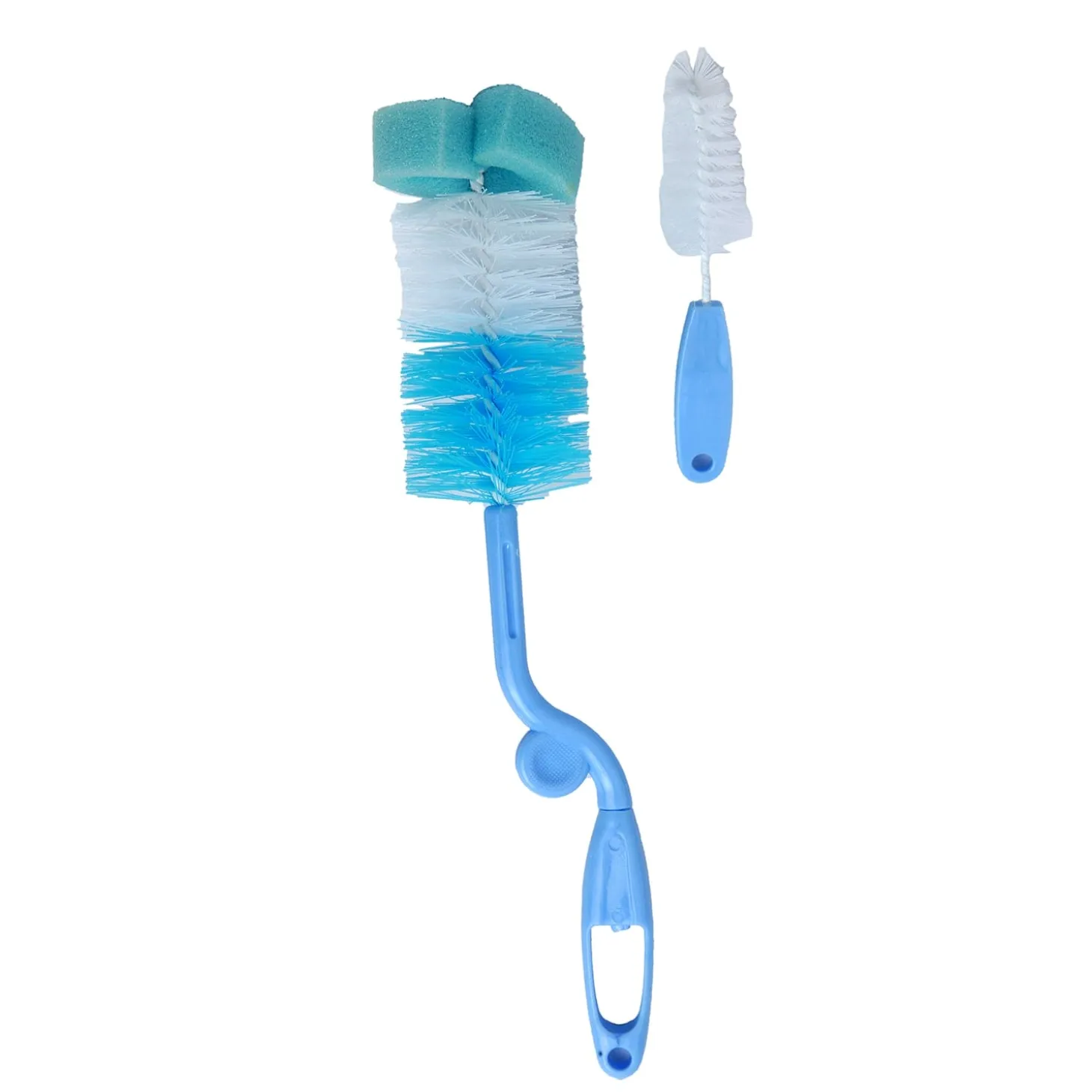 Twist And Turn Blue Bottle And Nipple Cleaning Brush Set of 2