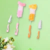Twist And Turn Pink And Orange 2 Bottle And 2 Nipple Cleaning Brush Set of 4