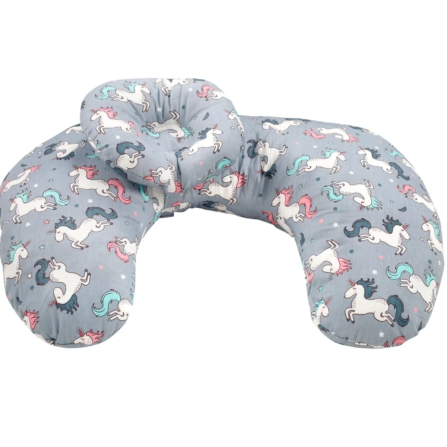 Unicorn Grey Feeding Pillow