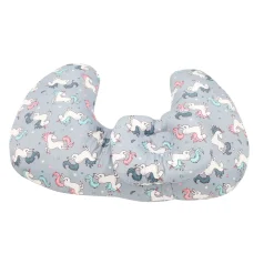 Unicorn Grey Feeding Pillow