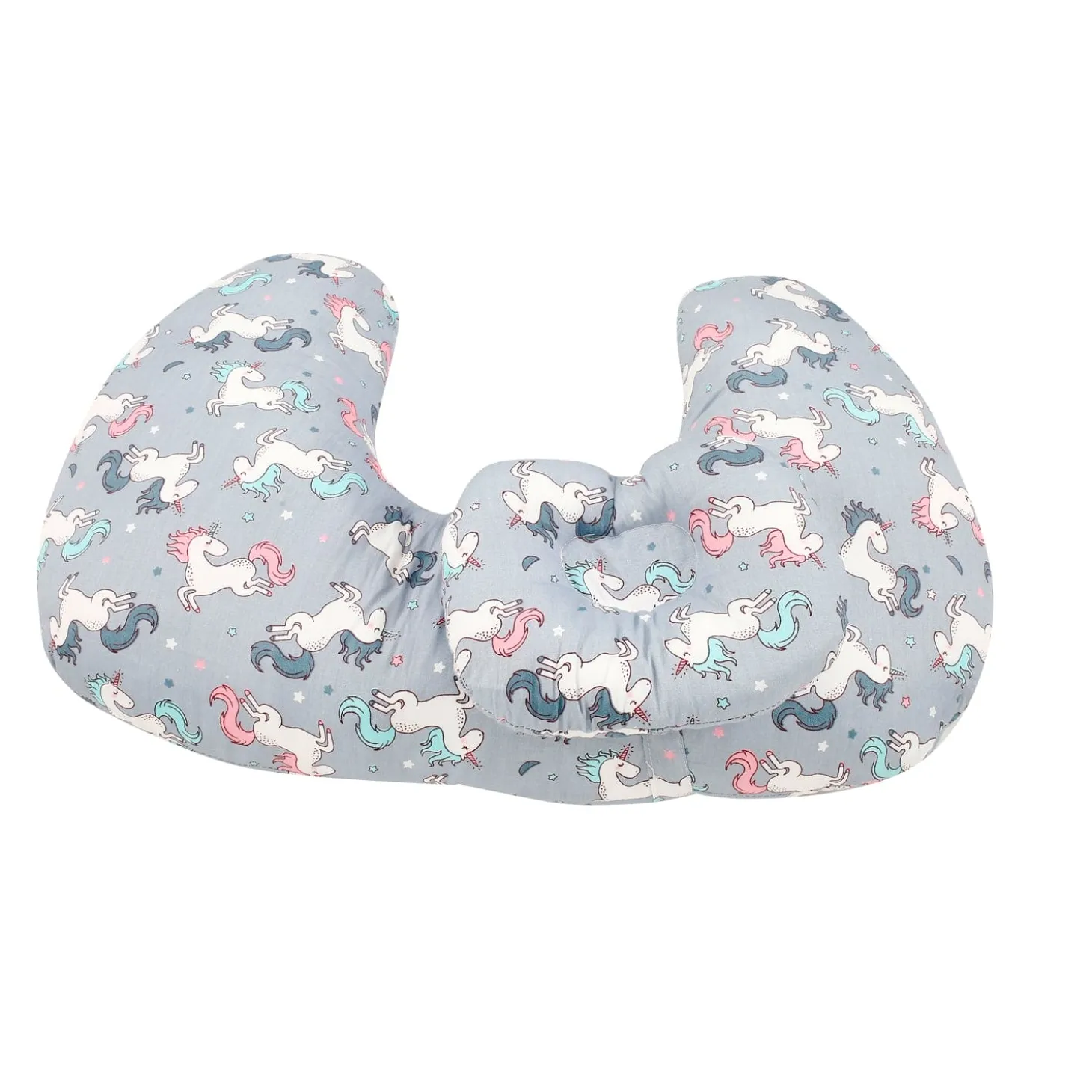 Unicorn Grey Feeding Pillow