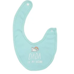 Unicorns And Rainbows Multicolour 3 Pk Bibs