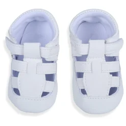 Velcro Hook-Loop Premium Anti-Slip Sandal Booties - White