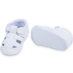 Velcro Hook-Loop Premium Anti-Slip Sandal Booties - White