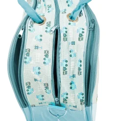 Vintage Train Blue Diaper Bag
