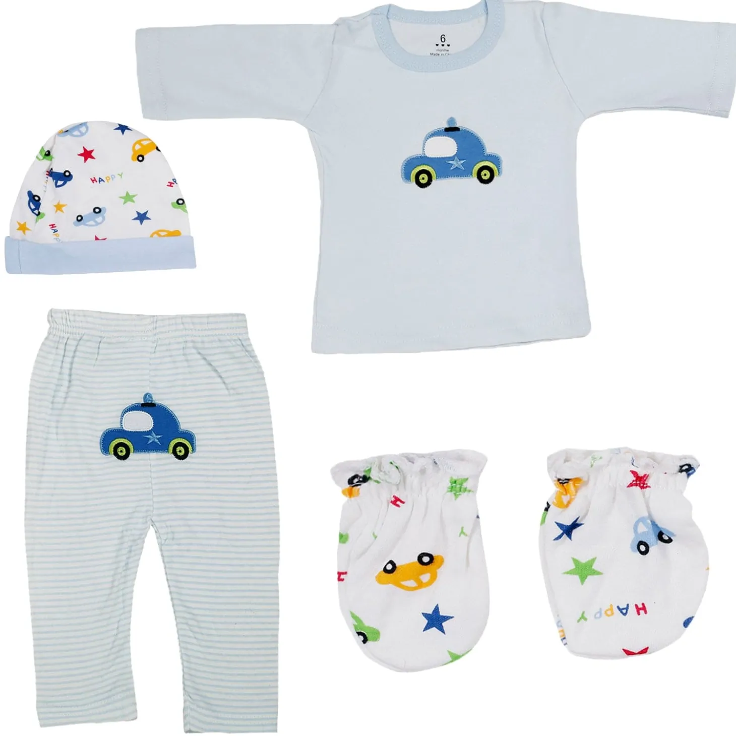 VIP Car Blue 4 Pcs Gift Set