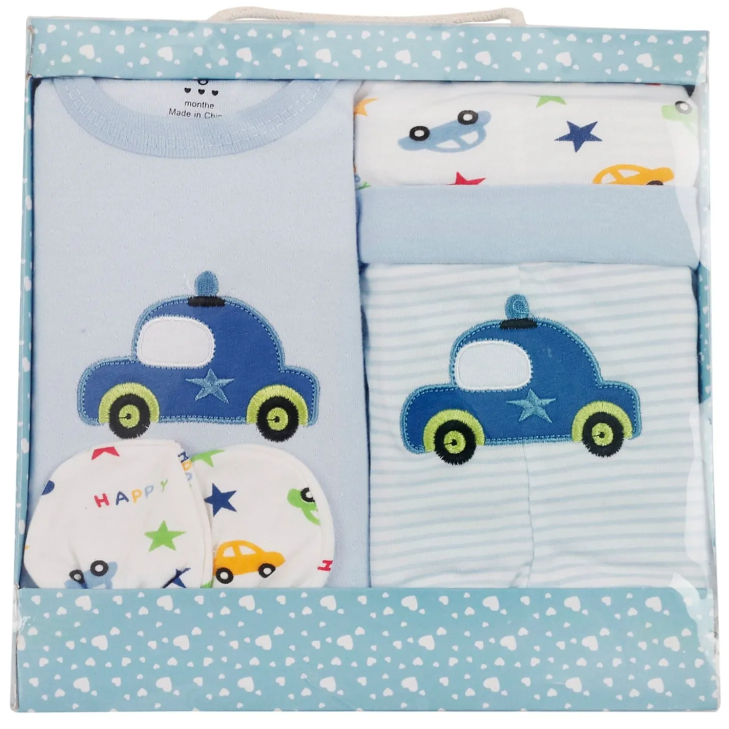 VIP Car Blue 4 Pcs Gift Set