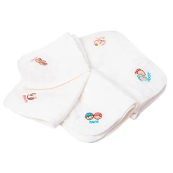 Wash Cloth Muslin Napkins Pack Of 5 Multipurpose White