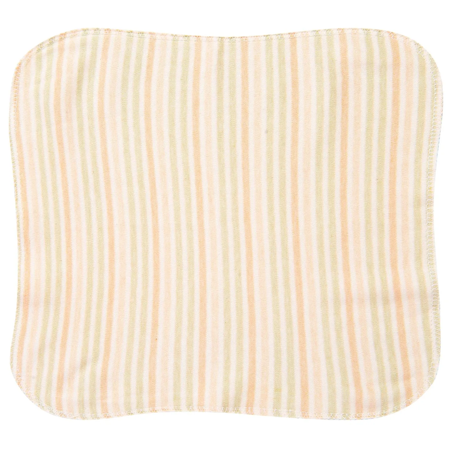 Wash Cloths Pack Of 5 Striped And Solid Multicolour