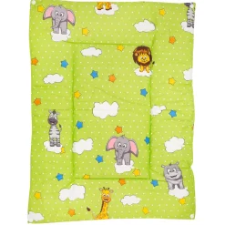 Waterproof Changing Sheet Set Fun In The Jungle Green