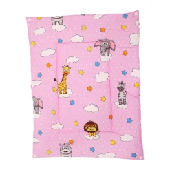 Waterproof Changing Sheet Set Flying Animals Pink