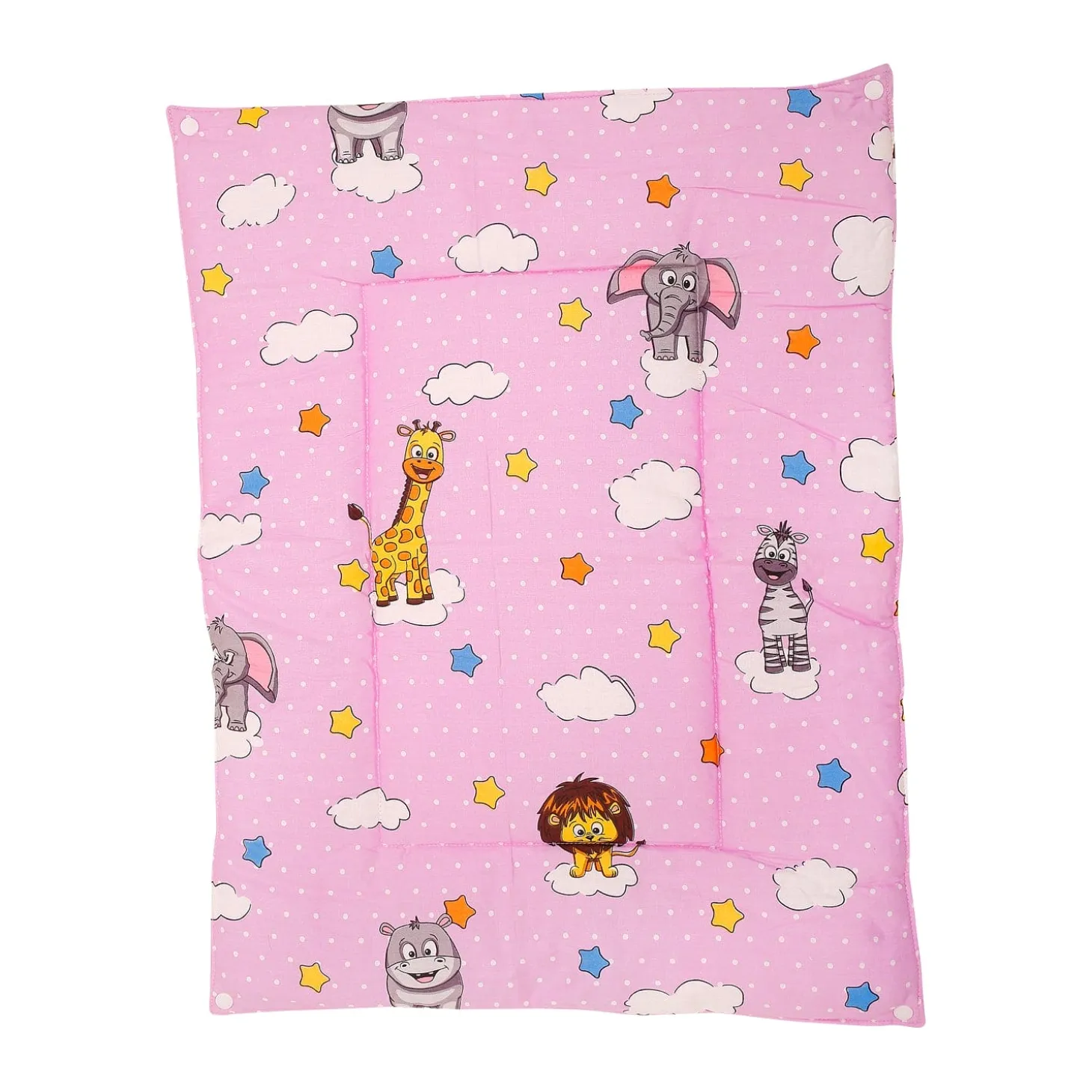 Waterproof Changing Sheet Set Flying Animals Pink