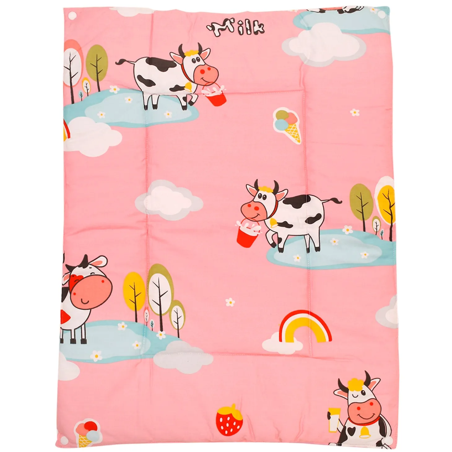 Waterproof Changing Sheet Set Milkaholic Peach