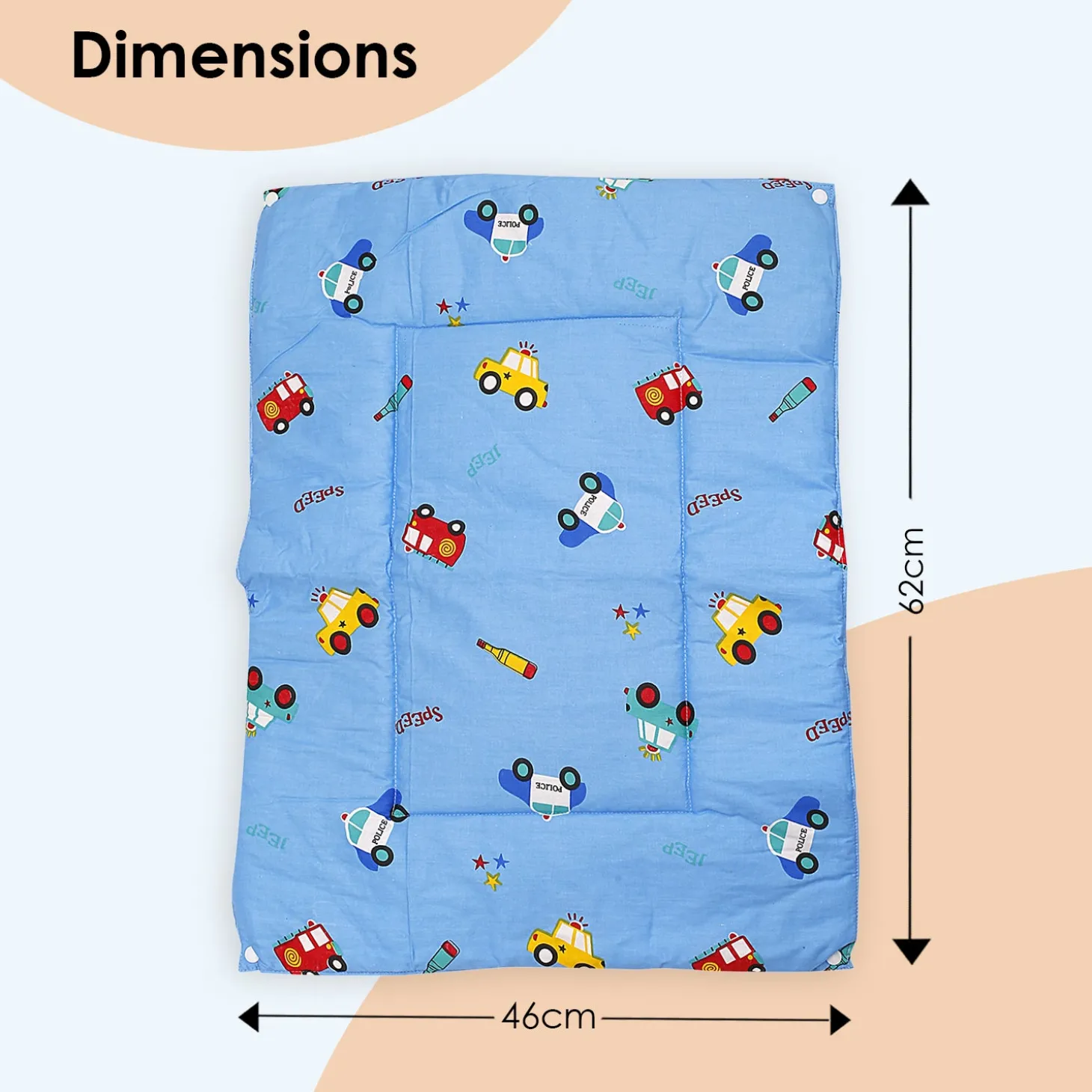 Waterproof Changing Sheet Set Catch Me If You Can Blue