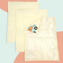 Waterproof Changing Sheet Set Vintage Ride Yellow
