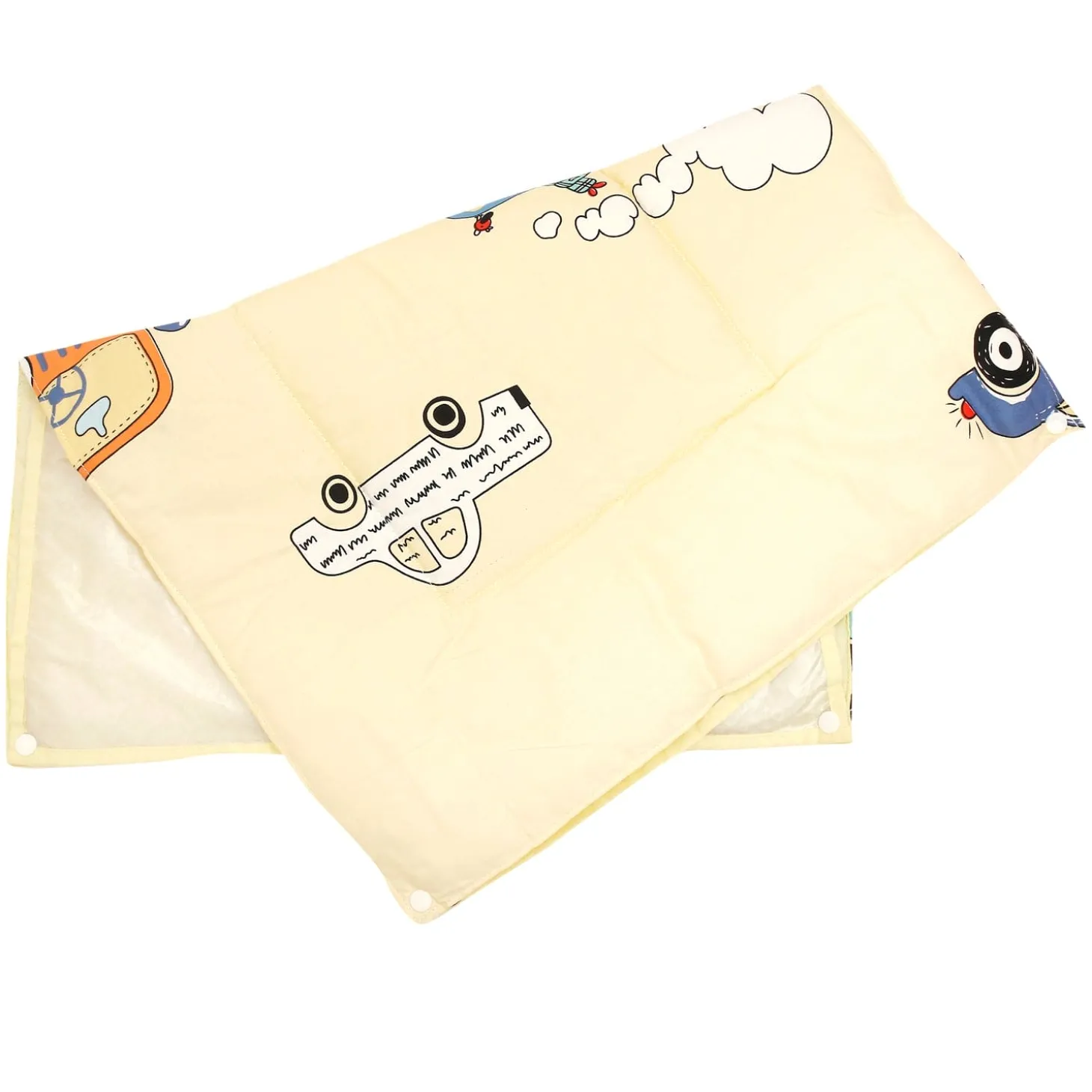 Waterproof Changing Sheet Set Vintage Ride Yellow