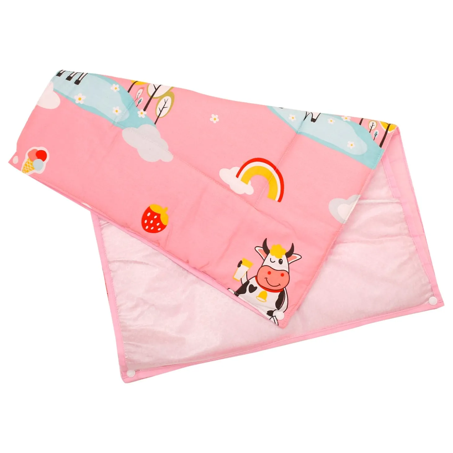Waterproof Changing Sheet Set Milkaholic Peach