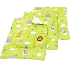 Waterproof Changing Sheet Set Fun In The Jungle Green