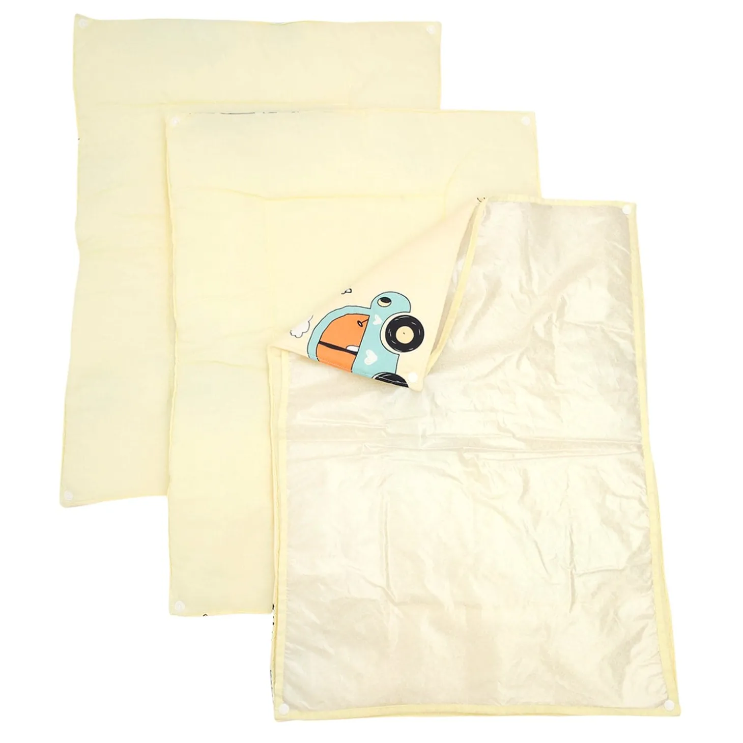Waterproof Changing Sheet Set Vintage Ride Yellow