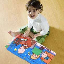 Welcome New Baby Multicolour Activity Cloth Book