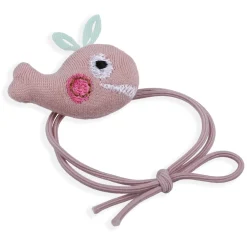 Whale Rubber Bands Hair Accessories 3 Pcs - Pink