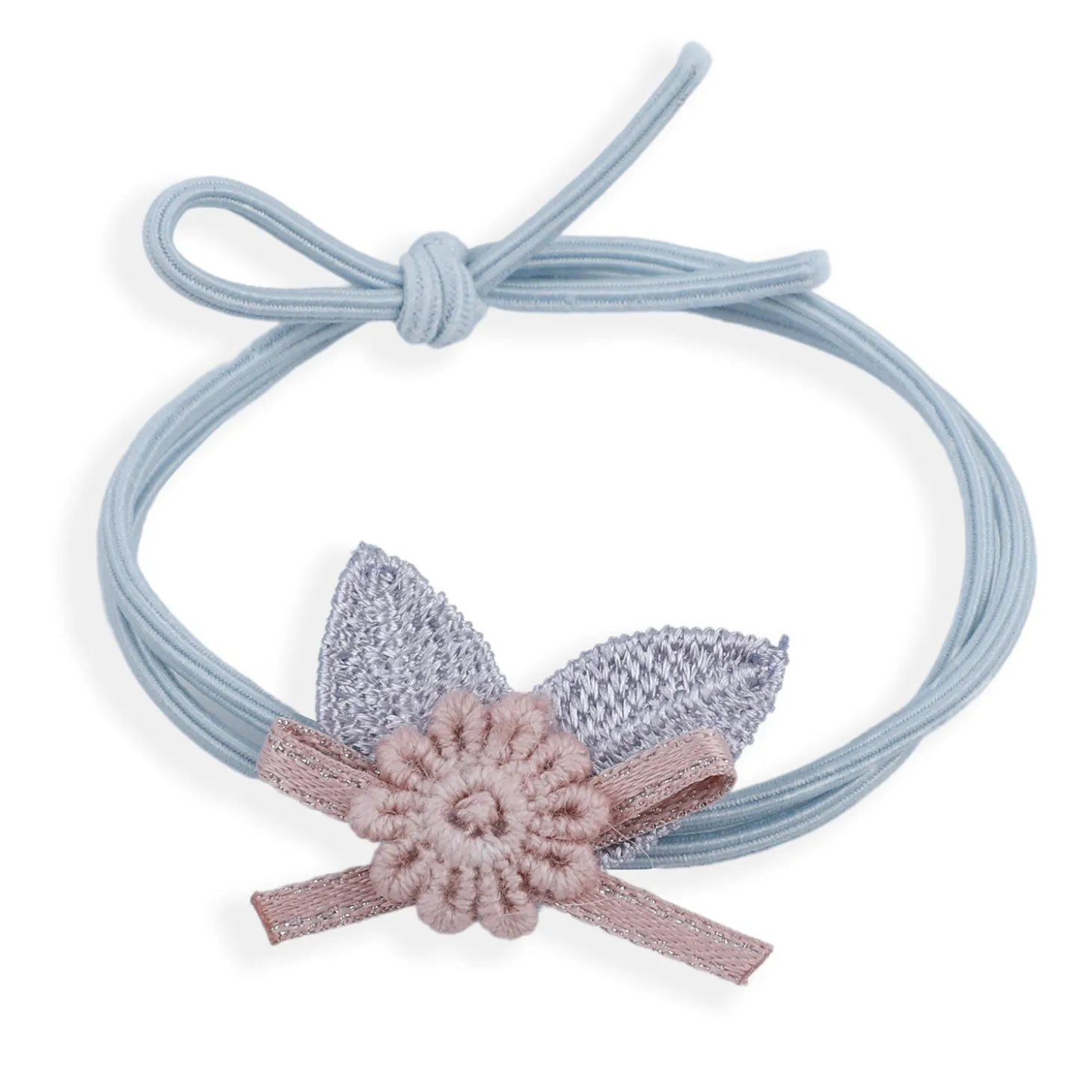 Whale Rubber Bands Hair Accessories 3 Pcs - Pink