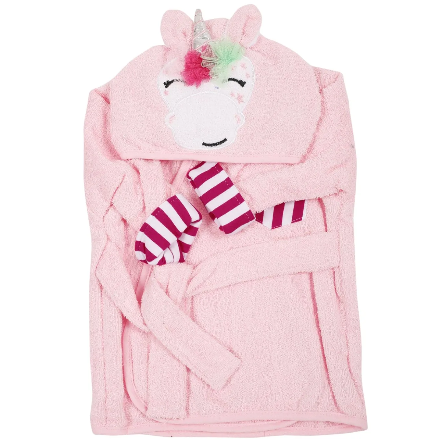Whimsical Unicorn Pink Bathrobe