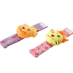 Wild Cats Multicolour Set of 2 Wrist Rattle