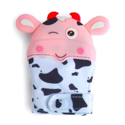 Winking Cow Pink Teething Mitten - 1 pc
