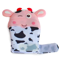 Winking Cow Pink Teething Mitten - 1 pc