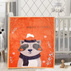Winter Is Coming Orange Two-Ply Blanket