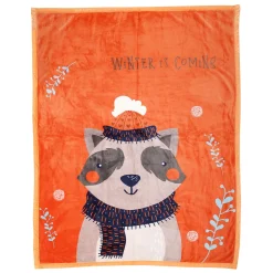 Winter Is Coming Orange Two-Ply Blanket