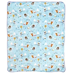 Winter Wonderland Purple And Blue Blanket