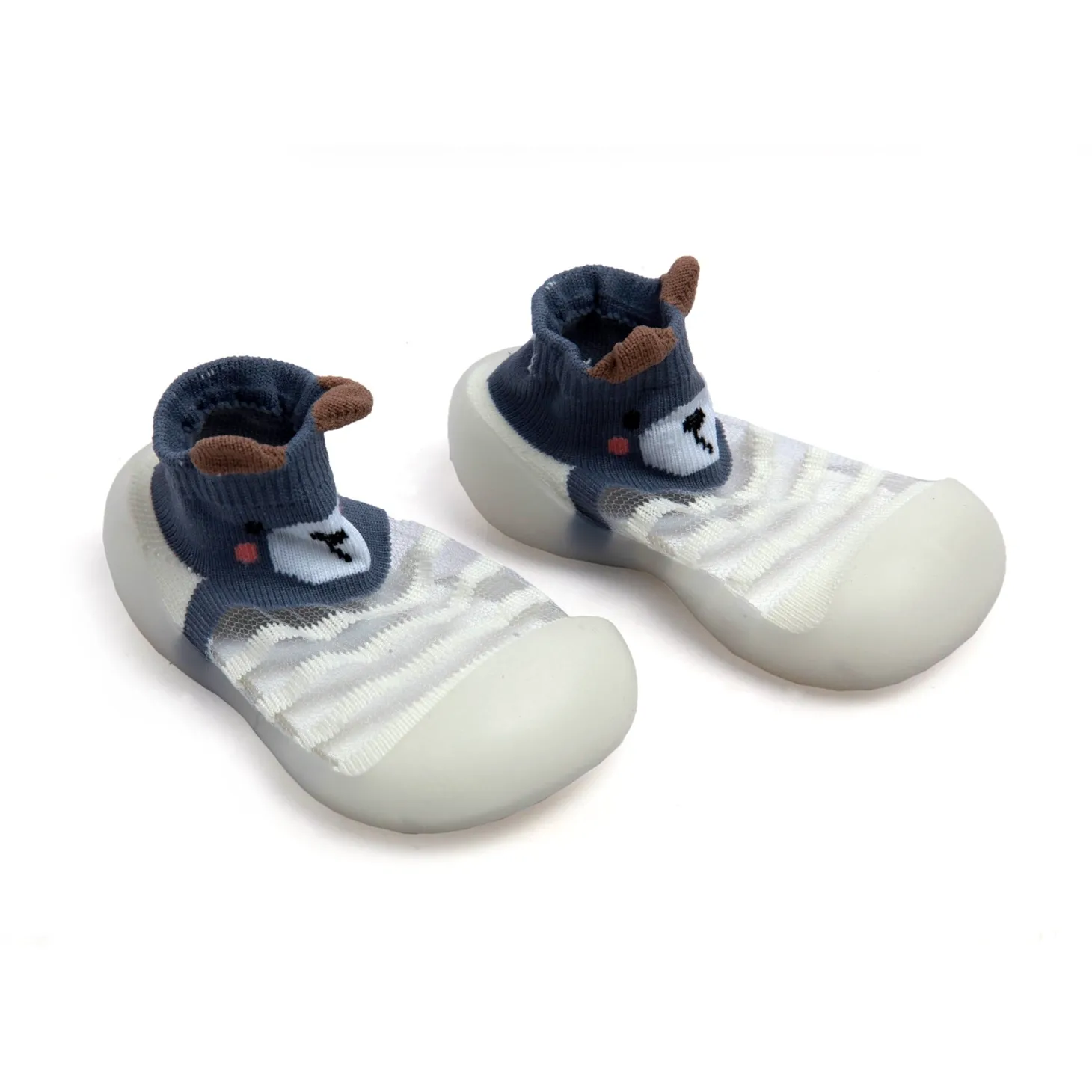 World At My Feet White Slip-On Shoes
