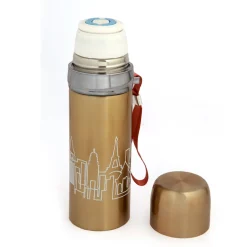 World Traveller Gold 500 ml Stainless Steel Flask