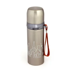 World Traveller Silver 500 ml Stainless Steel Flask