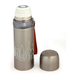 World Traveller Silver 500 ml Stainless Steel Flask