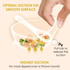 Yellow Silicon Bowl And Spoon Set