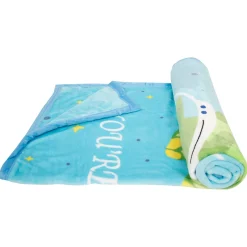 You Are Special Crocodile Blue Two-Ply Blanket