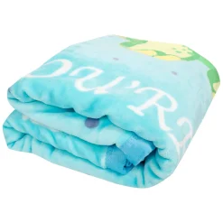 You Are Special Crocodile Blue Two-Ply Blanket