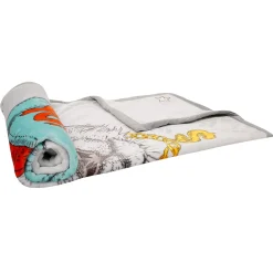 You Dream With Stars White Two-Ply Blanket