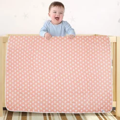 Your Star Is Born Peach XL Muslin Blanket