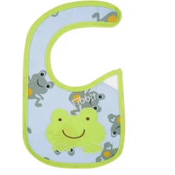 Zebra Multicolour 3 Pk Bibs